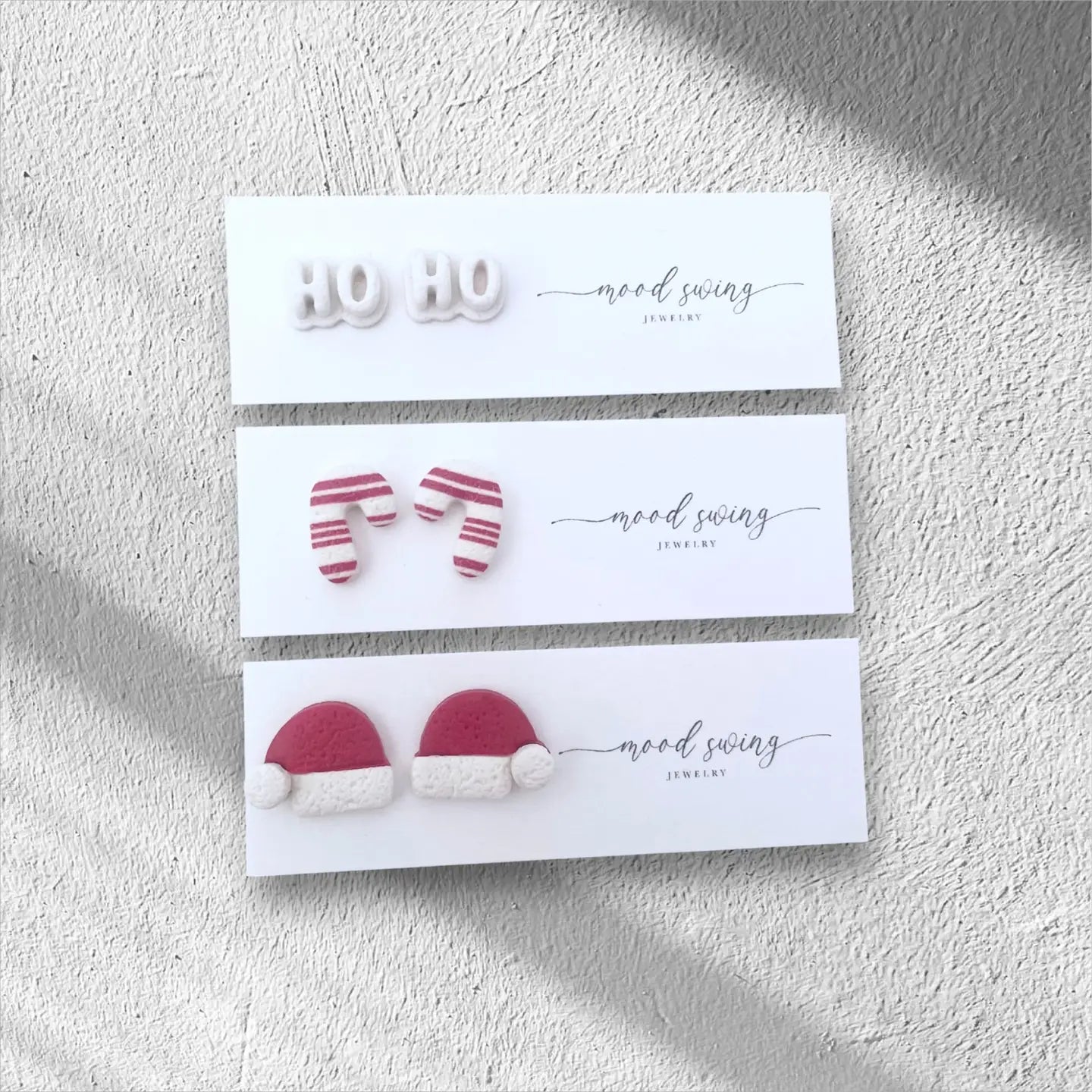 Santa Baby Collection | Polymer Clay Studs (MSJ) - HOHO