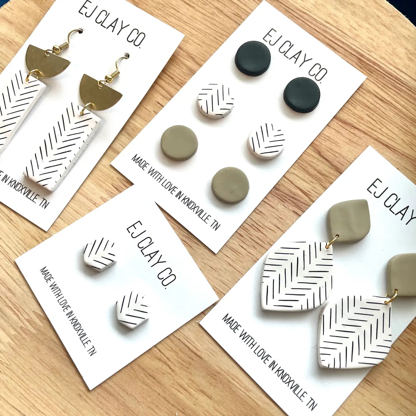 Herringbone Studs (EJ)
