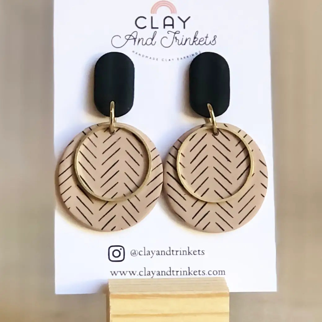 Disc Dangle Earrings (CT)