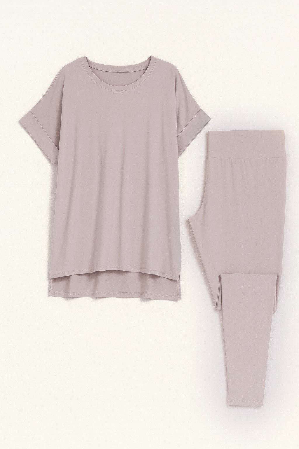 Casual Hangout Loungewear Set: Mocha